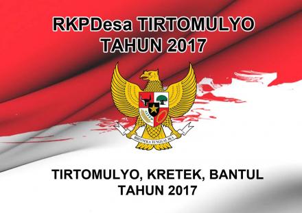RKP Desa Tirtomulyo Tahun 2017