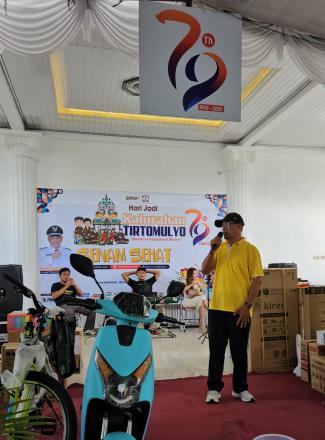 Hari Jadi Ke-79 Kalurahan Tirtomulyo, Gelar Senam Sehat