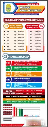 Realisasi APBKal Tirtomulyo Tahun Anggaran 2025
